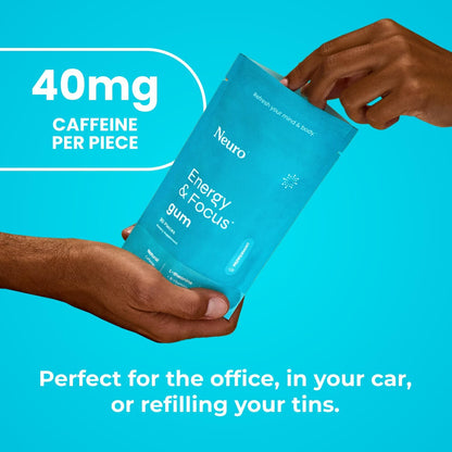 Neuro Energy & Focus Gum - 40mg